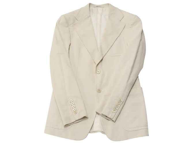 Blazer de pana Gucci en algodón marfil