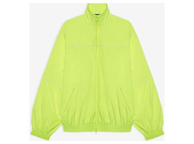 Balenciaga - Fluo yellow jacket Polyester  ref.522388