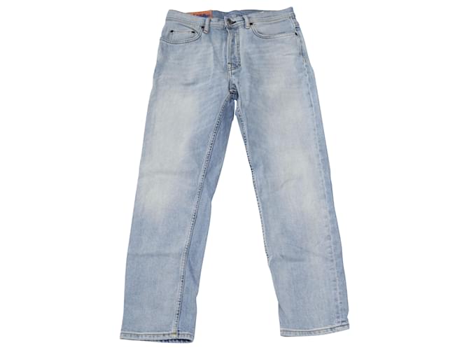 Autre Marque Acne Studios Slim Tapered Jeans in Light Blue Cotton  ref.522397