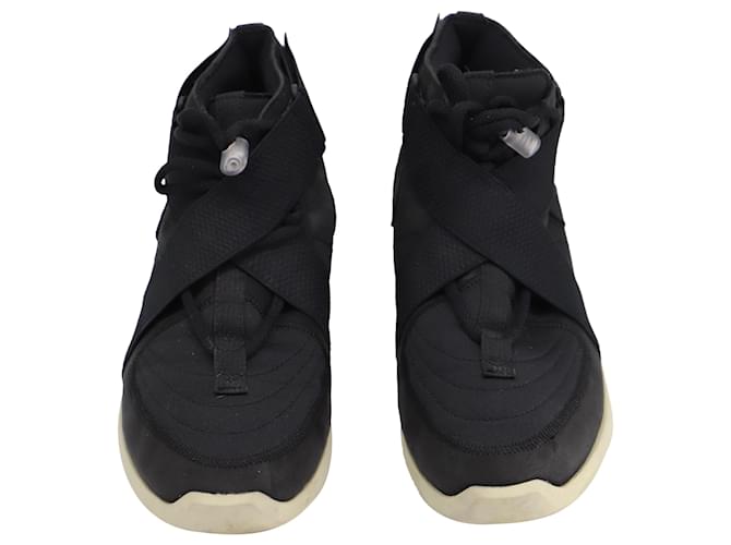 Nike Air Angst vor Gott 1 Raid Sneakers aus schwarzem Polyester Nylon  ref.522488