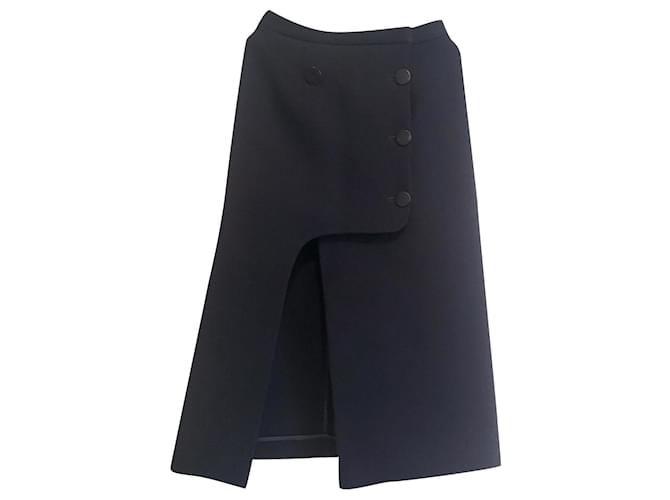 Céline Designed by Phoebe Philo. 100% wool. Made in France. Navy blue  ref.522745