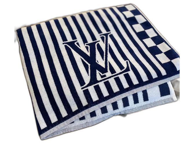 Louis Vuitton LV toalha de praia LV Graphic Azul