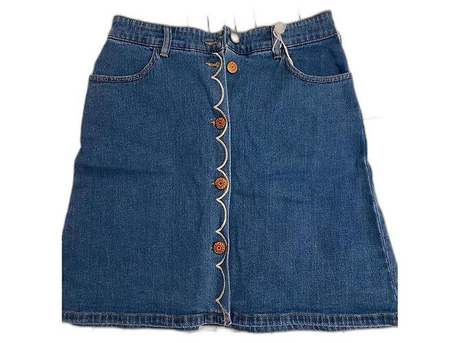 See by Chloé Minissaia Denim See By Chloe Azul
