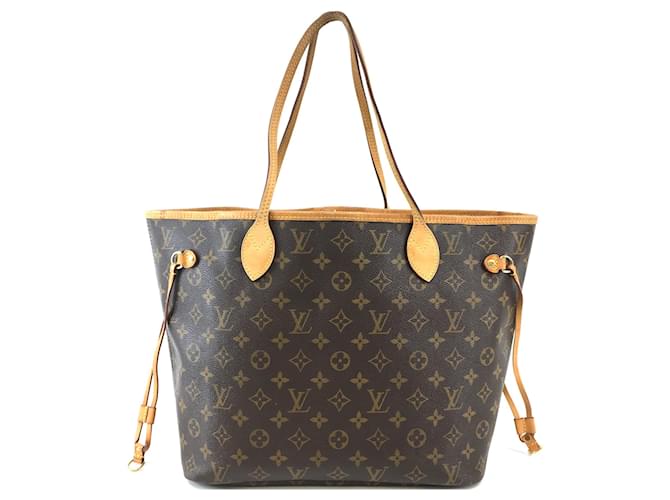 Louis Vuitton Neo Neverfull MM Monogram Canvas Brown Leather  ref.523929