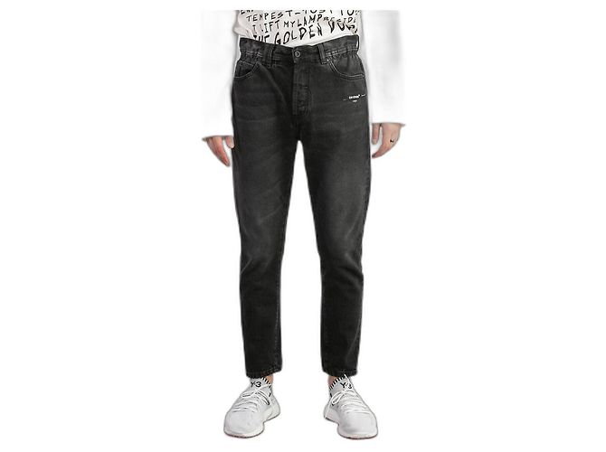 Off White Weiße Jeans