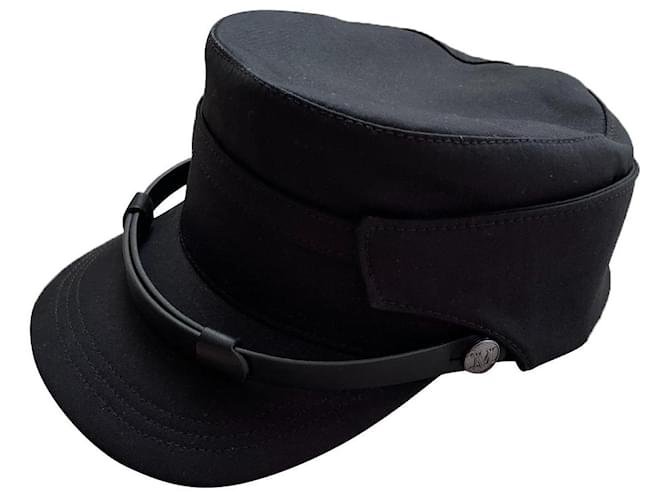 Max Mara Hats Black Cotton  ref.524010