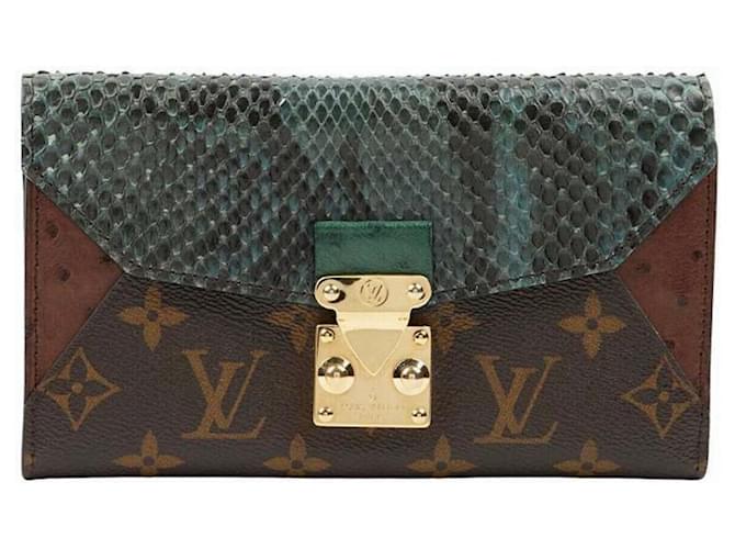 Louis Vuitton Exotique Monogram Ostrich Python Majestueux Bag