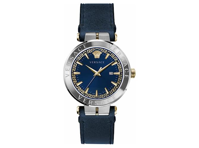 Versace Aion Strap Watch Metallic  ref.524672