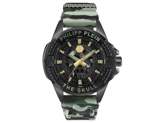 Philipp Plein La montre en silicone $kull Gris  ref.524731