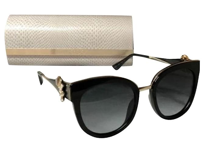 Jimmy Choo Sunglasses Black Acetate  ref.525030