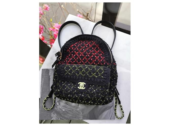 Chanel backpack Red ref.525045 Joli Closet