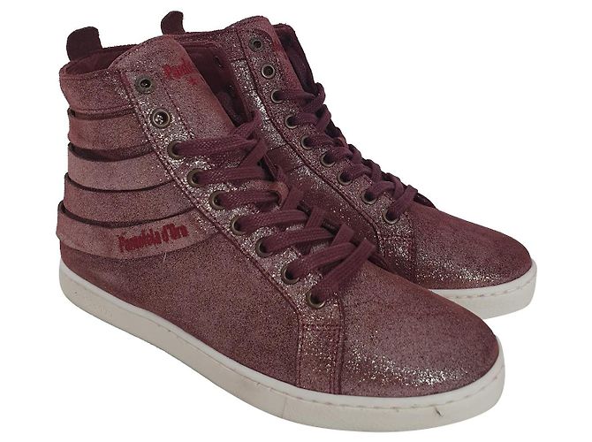 Autre Marque Pantofola d'Oro Carolina Md Sneaker Dunkelviolett Leder Größe 39
