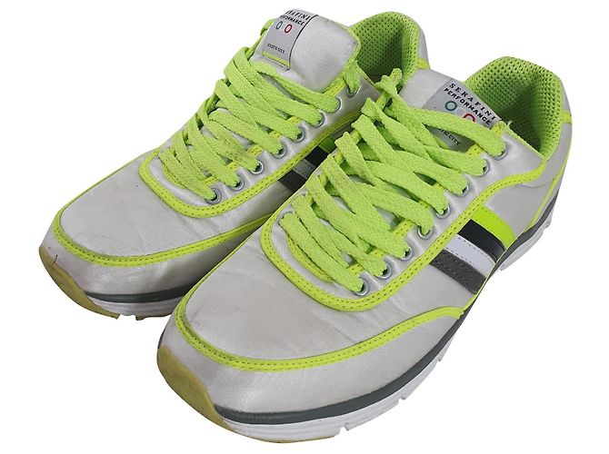 Baskets Serafini Metallic Neon Gris Argenté Multicolore