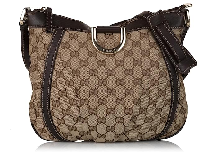 Gucci GG Canvas Abbey D Ring Crossbody, Gucci Handbags