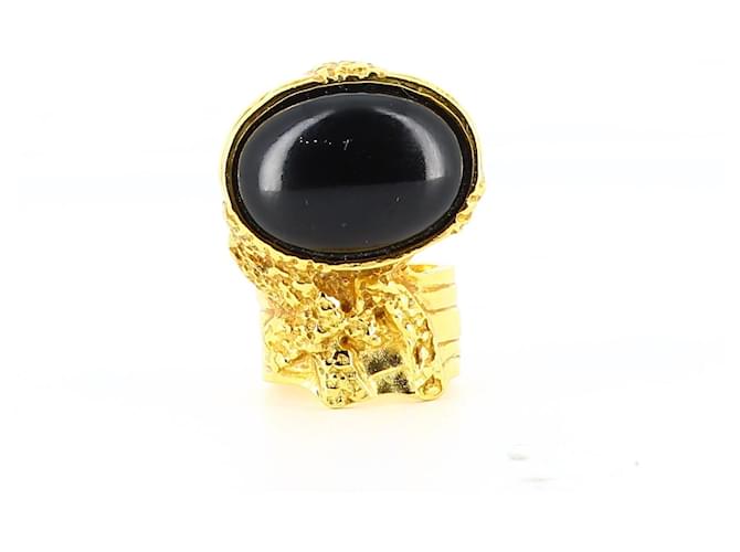 Yves Saint Laurent Goldener Ring Gelbes Gold  ref.525768
