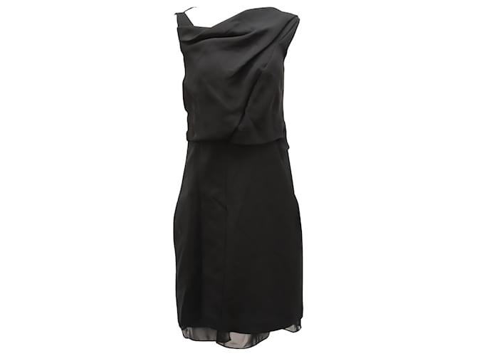 Diane Von Furstenberg Cocktail Dress in Black Polyester  ref.526434