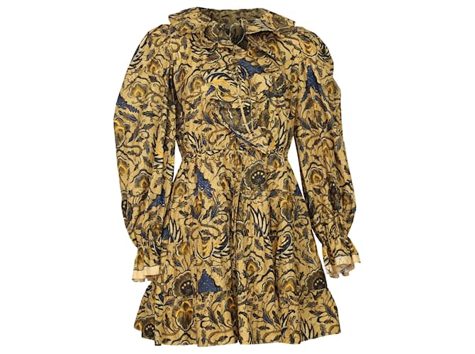 Ulla Johnson Caris Floral Ruffle Mini 