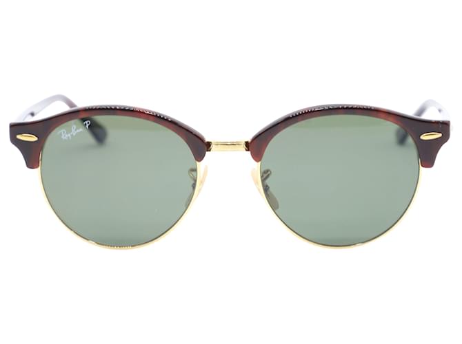 Ray-Ban Ray Ban Clubround Classic Sonnenbrille in braunem Acetat  ref.527304