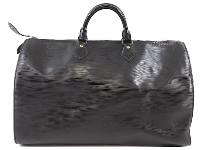 Louis Vuitton Speedy 40 en cuir épi noir  ref.527939