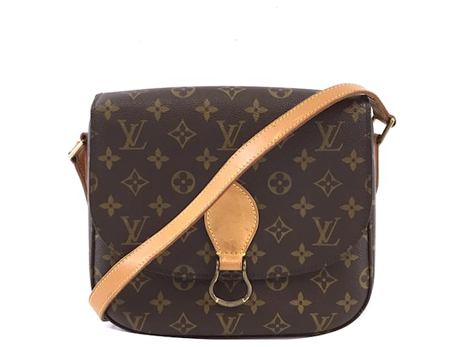 Louis Vuitton Saint Cloud Canvas Shoulder Bag (pre-owned) in Brown