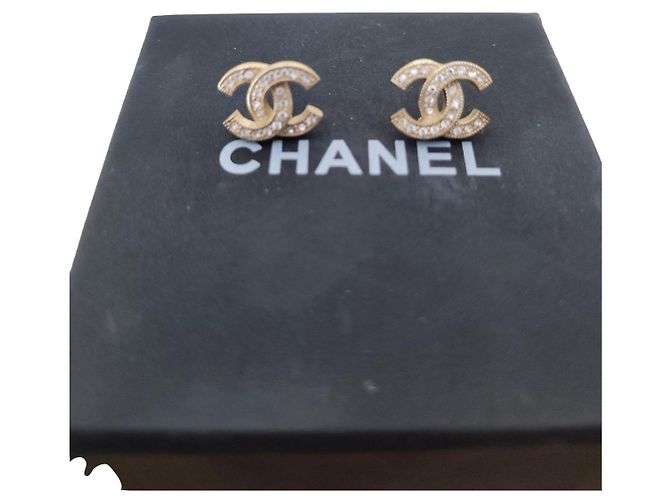 Chanel Orecchini D'oro Metallo