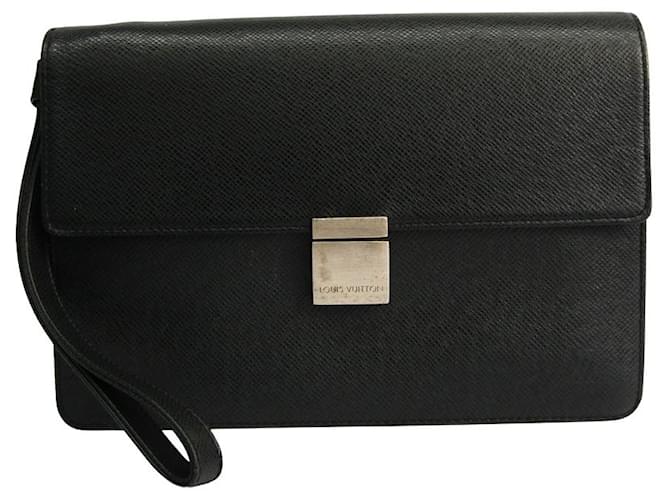 Louis Vuitton Selenga Black Leather  ref.528155