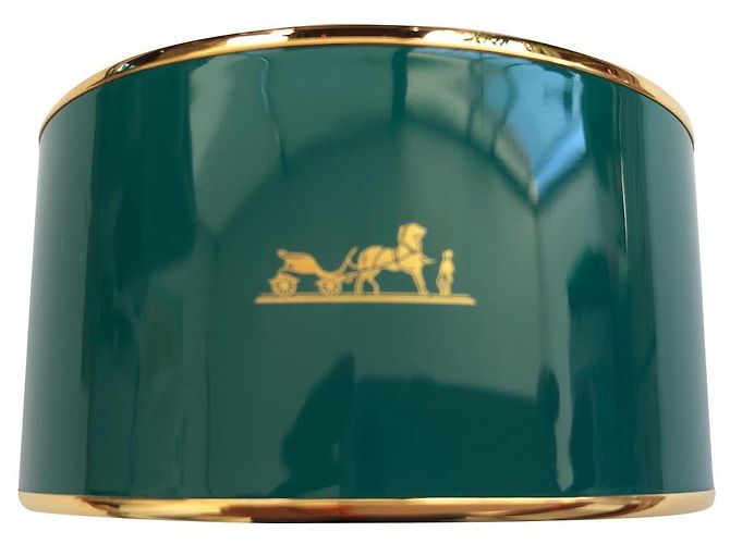Hermès Bracciale Carrozza extra large Verde scuro