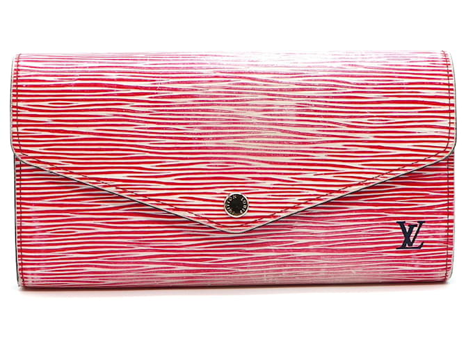 Louis Vuitton Pink Epi Leder Neo Sarah Lange Geldbörse  ref.528189