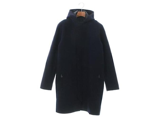 [Used]  Acne Studios Acne Studios Coat (other) men's Navy blue Polyester Wool  ref.528233