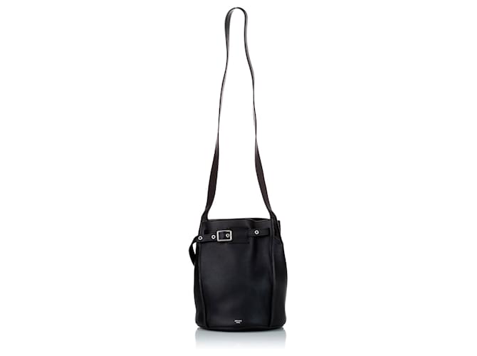 Céline Celine Big Bucket Bag aus schwarzem Leder Kalbähnliches Kalb  ref.528308