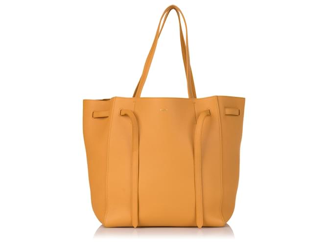 Céline Celine Yellow Cabas Phantom Leather Tote Bag Pony-style calfskin  ref.528310