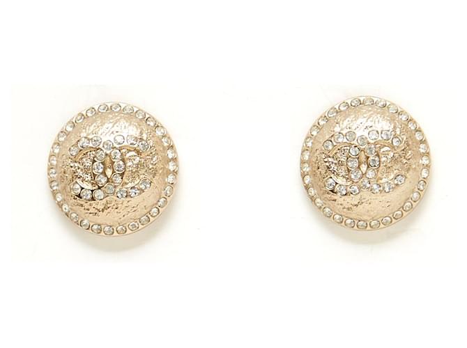 Chanel Earrings Golden Metal  ref.528498