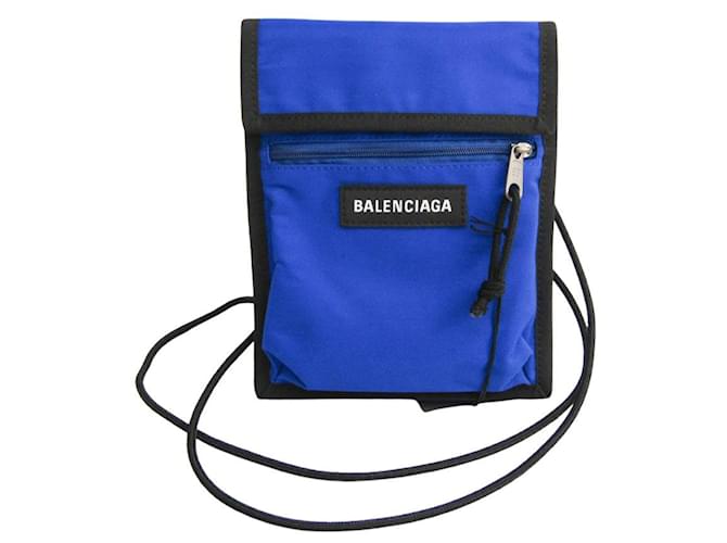 Balenciaga Explorer Blu Tela  ref.528720