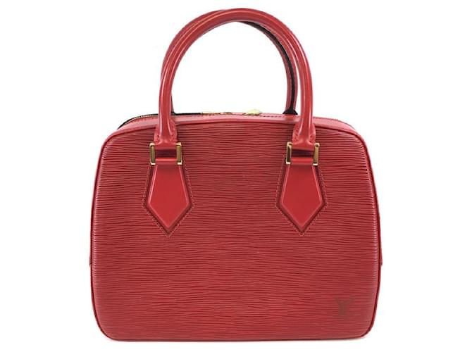 Louis Vuitton Sablons Handbag Red Epi Leather  ref.528743