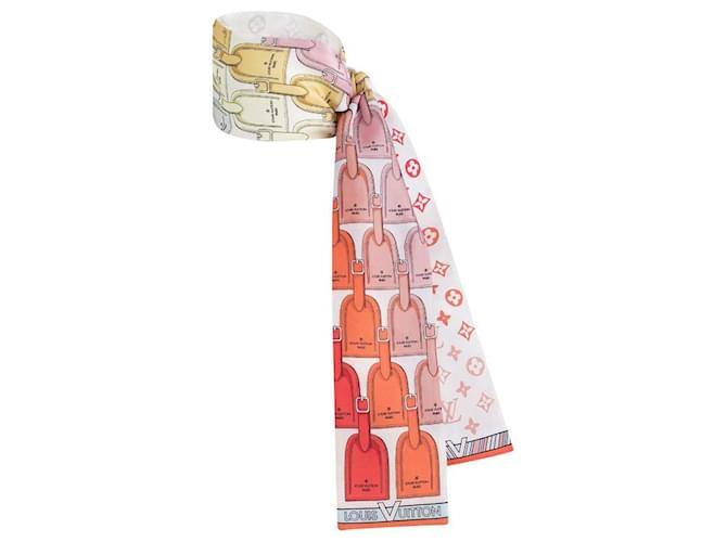 Louis Vuitton Beige/Pink Trunks & Bags Cotton Square Bandana Scarf -  Yoogi's Closet