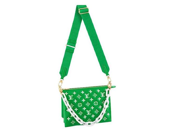 Louis Vuitton LV Coussin PM Bag Green Leather  ref.528813