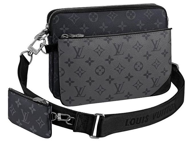 Louis Vuitton LV Trio Messenger Eclipse Reverse neu Grau