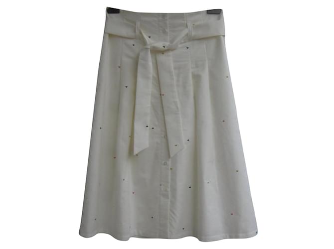 SéZane Skirts Cream Cotton  ref.528980