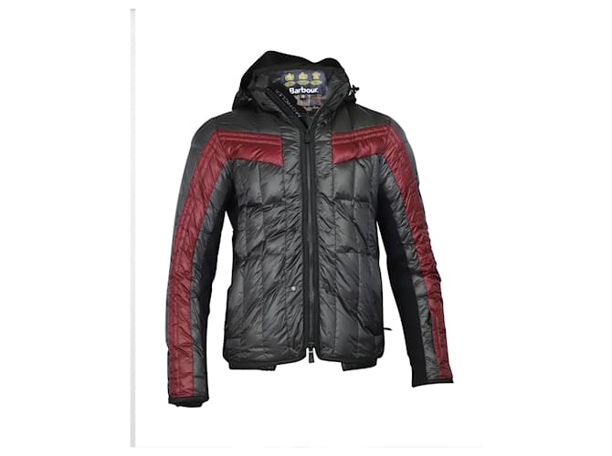 Moncler Diren Giubbotto Quilted Jacket in Black Nylon  ref.529175