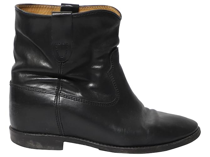 Isabel Marant Etoile Isabel Marant Cluster Ankle Boots in Black Leather   ref.529233