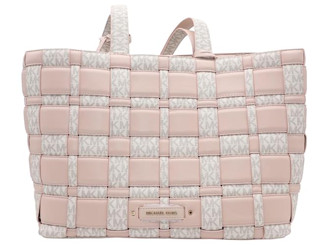 Michael Kors Ivy Tote Bag in Pink Leather  ref.529320