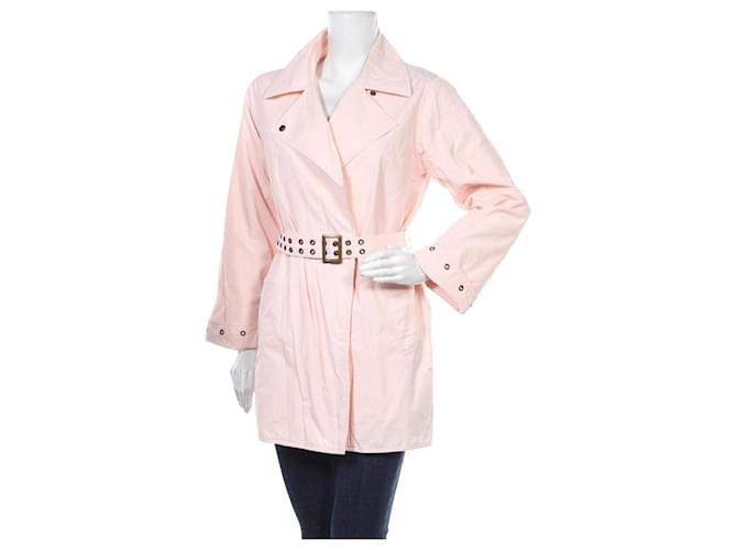 Steffen Schraut Coats, Outerwear Pink Cotton Polyamide  ref.529864