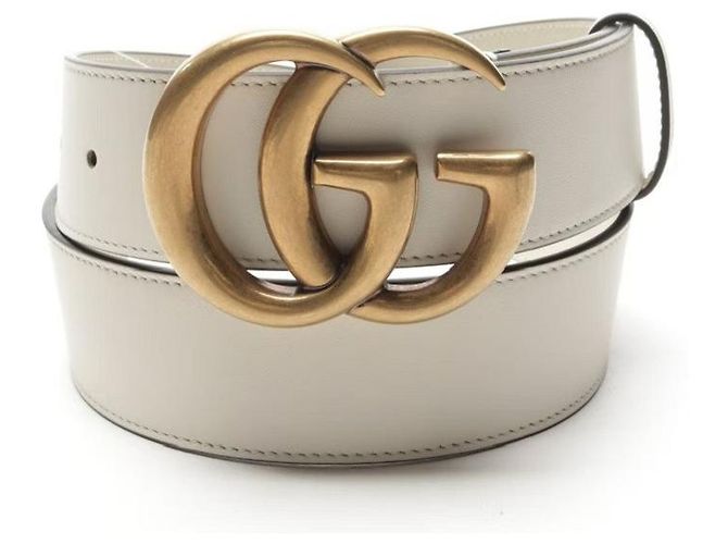 Gucci GG CINTO DE COURO FIVELA