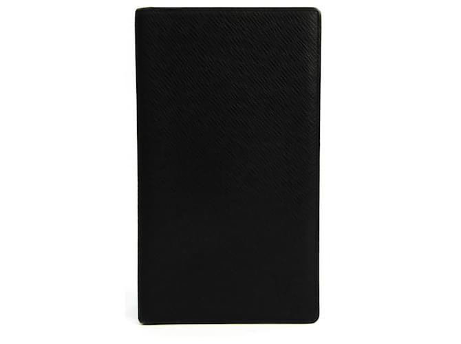 Louis Vuitton Portefeuille Black Leather  ref.529869