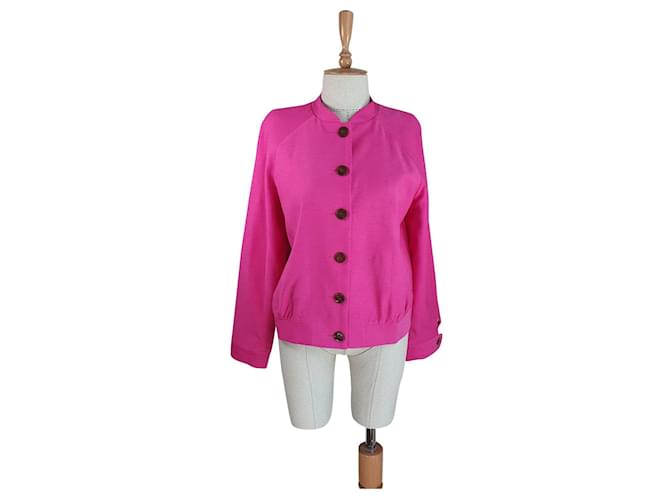 SéZane Chaquetas Rosa Viscosa Lino Elastano  ref.529951