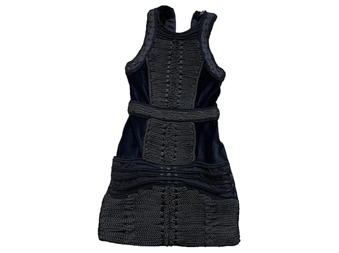 Balmain pour H&M Dresses Black Cotton  ref.529969