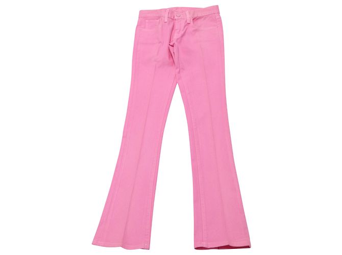 Vaqueros de pernera ancha de algodón rosa de Ralph Lauren