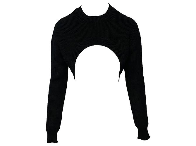 Pull Court Givenchy en Coton Noir