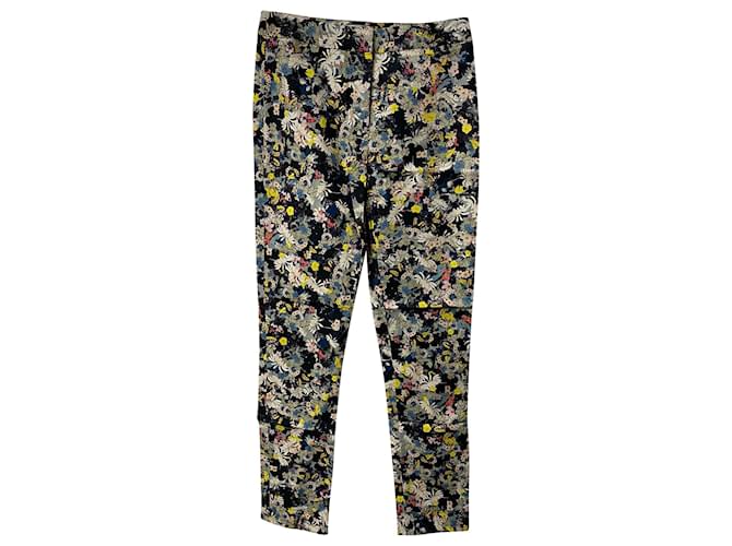 Pantalones de pernera recta Erdem en viscosa floral Fibra de celulosa  ref.530156