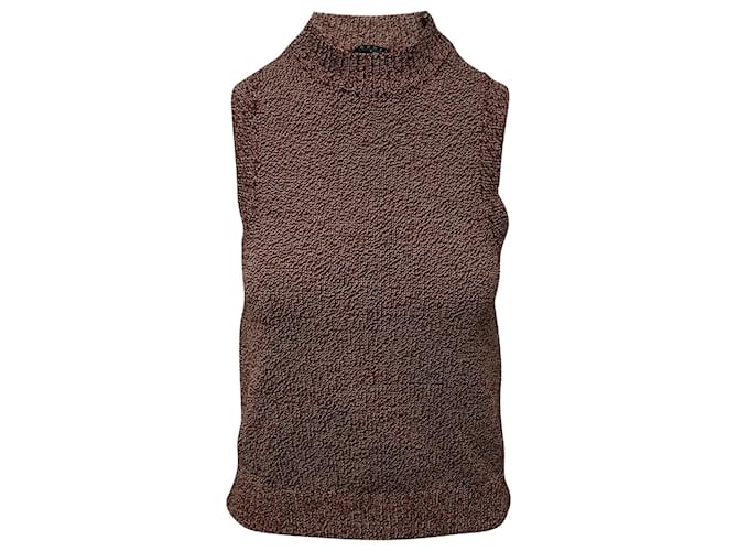 Theory Sleeveless Knitter Sweater in Brown Nylon Polyamide  ref.530199